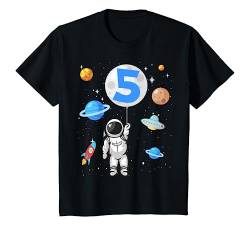 Kinder Astronaut 5. Geburtstag Weltraum Jungen 5 Jahre Raumschiff T-Shirt von ASTRONAUT KINDERGEBURTSTAG GESCHENK 2 - 8 JAHRE