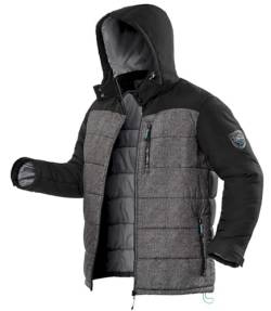 ATLAS FOR MEN - Zweifarbige, wattierte Jacke - Outdoorjacke Herren - Wanderjacke Herren - Steppjacke - Funktionsjacke Gefüttert - In großen Größen erhältlich von ATLAS FOR MEN