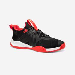 Damen/Herren Handball Hallenschuhe - H500 Faster schwarz/rot von ATORKA