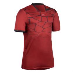 Damen/Herren Handball Trikot - H500 rot/schwarz von ATORKA