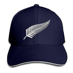 ATOurDealss New Zealand Maori Fern Hat Baseball Cap Duck Tongue Cap Fashion Cap, navy, One size von ATOurDealss