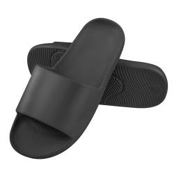 AUFIKR Slide Sandale für Frauen Männer, Dusche Hausschuhe Slide Sandalen Open Toe Badezimmer Strand Indoor House Schuh von AUFIKR