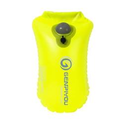 AUTOECHO Schwimmboje für offenes Wasser, Schwimmboje für offenes Wasser | Schwimmboje, wasserdichter Blasen-Schwimmkörper,Sicherheitsschwimmer, reißfester Trockensack für Schwimmtraining, Angeln, von AUTOECHO