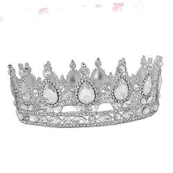 AUTSUPPL Hochzeitskleid-Accessoires Kronen für Frauen Hochzeitskopfschmuck für die Braut Strass-Tiara wedding hair accessories Hochzeitshaarschmuck Krone für die Braut Krone der Braut von AUTSUPPL