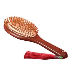 AVLUZ Haarbürste aus Holz, Luftkissen-Massagekamm for Frauen, entwirrender antistatischer Haarbürstenreiniger, verleiht Glanz und verbessert die Haarstruktur von AVLUZ