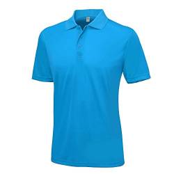 AWDis Unisex Cooles, glattes Poloshirt Polohemd, Saphir, L von AWDis