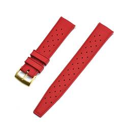 AXTGBHL 2 2mm Tropische Fluoro Gummi Uhrenarmband 20mm Ersatz Passform für Seiko SRP777J1 Watch Band Tauchen Wasserdicht Armband Strap for Männer, 22mm, synthetic-resin, agate von AXTGBHL