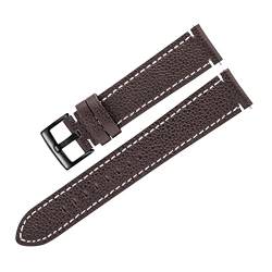 AXTGBHL Lederarmband für Herren und Damen, 20 mm, 22 mm, Uhrenarmband, passend für Galaxy 42 mm / 46 mm, 20 mm, Kunstharz, Achat von AXTGBHL