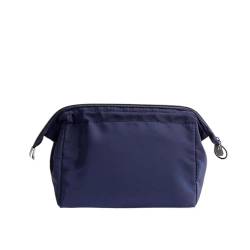 Kosmetiktasche Reise-Kosmetiktasche, klein, tragbar, PU, ​​Make-up-Tasche, Damen, wasserdicht, Badezimmer-Waschbeutel, Make-up-Organizer, Aufbewahrung von Toilettenartikeln(Color:Navy B) von AYWTIUN