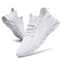 AZSDXS Sneaker Sportschuhe FüR Herren Turnschuhe Herren Schuhe Herren Sneaker Herren Weiß 41 von AZSDXS