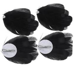 Abaodam 4 Stück Fascinator-clip Haarschmuck Für Die Braut Einzigartige Haarspangen Süße Haarspangen Braut Haarspange Haarspangen Für Teenager-mädchen Feder Mode Haarnadel Damen von Abaodam