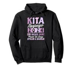 Kinder Kita Abgänger 2024 Schulkind Einschulung Schule Pullover Hoodie von Abschied Kita Kitaabgänger Kindergarten Kiga