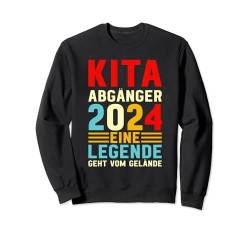 Kinder Kita Abgänger 2024 Schulkind Einschulung Schule Sweatshirt von Abschied Kita Kitaabgänger Kindergarten Kiga