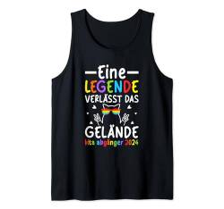 Kinder Kita Abgänger 2024 Schulkind Einschulung Schule Tank Top von Abschied Kita Kitaabgänger Kindergarten Kiga