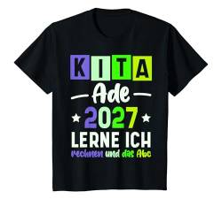 Kinder Kita Ade 2027 Kindergarten Abgänger Verabschiedung Abschluss T-Shirt von Abschied Kita Kitaabgänger Kindergarten Kiga