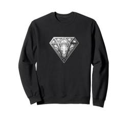 Diamond Black T-Shirt Black Graphic Tee Herren Coole Shirts Sweatshirt von Abstract Art Graphic Tees for Men Black Tshirt