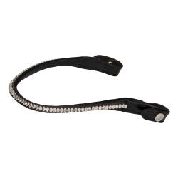 Stirnriemen BROWBAND WITH OVAL CRYSTAL von Acavallo