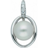 Adelia´s Kettenanhänger 925 Silber Anhänger mit Zirkonia, mit Zirkonia Silberschmuck für Damen von Adelia´s