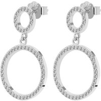 Adelia´s Paar Ohrhänger Damen Ohrhänger aus 925 Silber mit Zirkonia von Adelia´s