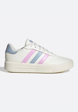 Adidas - Court Platform Owhite/Blilil/Wonblu - Girl Schuhe - Weiß - EU 40 - Textile, Synthetic/Textile/Gummi,Kunstleder von Adidas