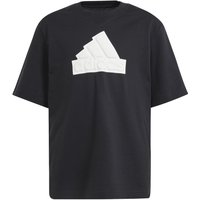 adidas Logo T-Shirt Jungen in schwarz, Größe: 140 von Adidas