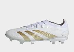 adidas Predator Pro FG - Damen, Cloud White / Gold Metallic / Sandy Beige Met von Adidas