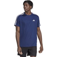 adidas Training Essential Base 3 Stripes T-Shirt Herren in dunkelblau, Größe: M von Adidas