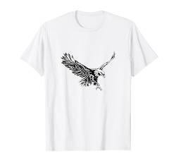 Adler Motiv Raubvogel T-Shirt von Adler Herren _ Damen Kinder Jungen Geschenk