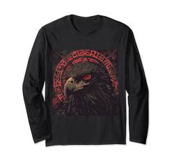 Adler T-Shirt Vikings Runen Wikinger Herren & Damen Kelten Langarmshirt von Adler Shop IBK