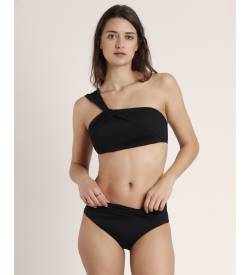 Admas für Damen. 15439-0-000110 Asymmetrischer drapierter Bikini Cruise schwarz (L), Strandbekleidung, Polyamid von Admas