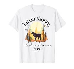 Abenteuer frei Luxemburg Urlaub Vintage Luxemburg T-Shirt von Adventure Defined Co