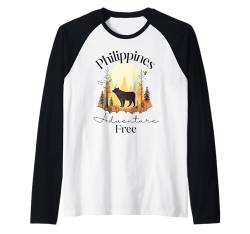 Abenteuer frei Philippinen Urlaub Vintage Philippinen Raglan von Adventure Defined Co