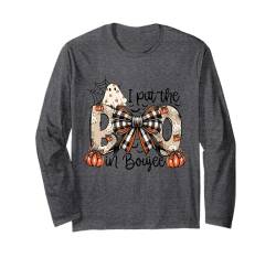 Lustiges "I Put the Boojee" in Boojee-Grafik für Halloween Langarmshirt von Adventure Tees