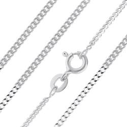 Aeon Jewellery 925 Sterling Silber Kette - 1 mm Diamantschliff Gliederkette I Größen 40-76 cm I Silber Kette Für Stufenlooks, Geschenke oder Anhänger-Ersatz I Mit Poliertuch & Etui von Aeon