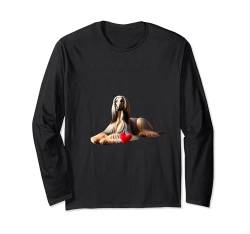 Afghanischer Hound Shirt Hund Mama Papa Balkh Baluchi Tee Doggie Pet Langarmshirt von Afgan Hound Gifts and Doggie Shirts