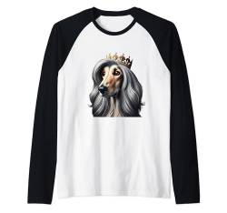 Afghanischer Hound Shirt Hund Mama Papa Balkh Baluchi Tee Doggie Pet Raglan von Afgan Hound Gifts and Doggie Shirts