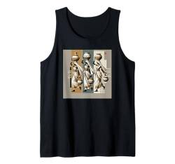 Afrikanische Kunst, Afro-Frauen, die Töpfe tragen, schwarze Geschichte Tank Top von Afro Pride Merch