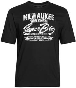 AHORN SPORTSWEAR Übergrößen T-Shirt Milwaukee weiß Schwarz 6XL von AHORN SPORTSWEAR