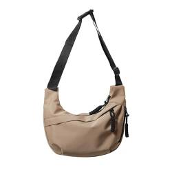 AiNinXun Half Moon Bag Damen Halbmond Tasche Herren Cross Body Bag Women Shoulder Bag Herren Crossbody Bag Damen Crossover Bag Umhängetasche Crossbag Damen Bodybag Nylon Tasche Hobo Bag Bauchtasche von AiNinXun