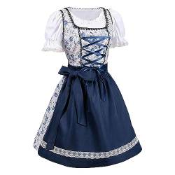 Aibyks Damen Oktoberfest-Outfit - Oktoberfest Damenkleid,Halloween-Bayerische Kostüme für Mädchen und Frauen von Aibyks