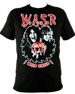 W.A.S.P Wild Child t Shirt Black L von Aija