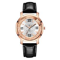 Armbanduhr Damen Muttertag Uhr Damen Armbanduhren Damen Uhr Dame Uhre Damen Armbanduhr Damen Uhren Analog Quarz Armband Elegante Designer Sternenhimmel Schmuck Geschenk für Sie Mädchen Frauen von Ainiyo