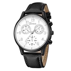 Uhren Herren Armbanduhr Quarz Uhr Herrenuhr Quarzuhr Sportuhr Outdooruhr Watch für Männer 2022 Herren Mode Militär Uhren Luxury Fashion Leather Military Alloy Analoge Quarz-Armbanduhr Business Uhren von Ainiyo