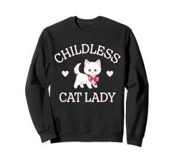 Kinderlose Katze Lady Kokette Kätzchen Sweatshirt von Air Waves