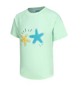 UV Schwimmshirt Kinder Einteiler Kurzarm Mädchen Badeshirt Kinder Mädchen Badeanzug UV-Shutz 152 158/13-14 Jahre von Aisyee