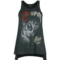 Alchemy England Top - Widow's Weed - S bis L - für Damen - Größe M - schwarz von Alchemy England