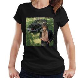 All+Every Knight Rider Michael Knight Smiling with KITT Women's T-Shirt von All+Every