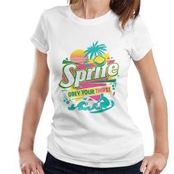 All+Every Sprite Retro 90s Beach Obey Your Thirst Women's T-Shirt von All+Every