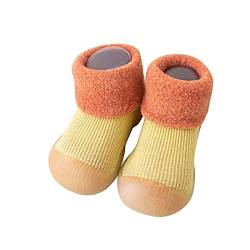 Allbestop Baby Rutschfeste Lauflerner Schuhe Baby Hüttenschuhe Kleinkind Stricken Kinderschuhe Sockenschuhe Baby Lauflernschuhe Winter Baby Krabbelschuhe Kleinkind Schuhe 1-Paar von Allbestop