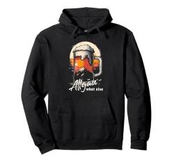 Allgäu Allgäuerin Allgäuer Souvenir Allgäuer Enzian Bier Pullover Hoodie von Allgäu Alpen Vintage Kuh Bayern Fun Motive